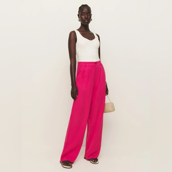 Pink Reformation Mason Pant 💕🌸🎀 - Picture 1 of 11